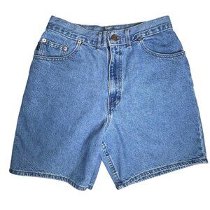 Vintage Chic Blue Jean Shorts Size 10 Average High Rise